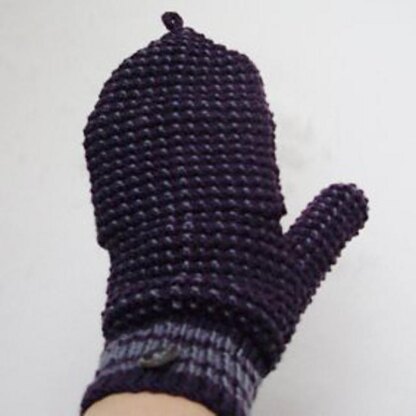 Slip Stitch Flip Tops Handschuhe