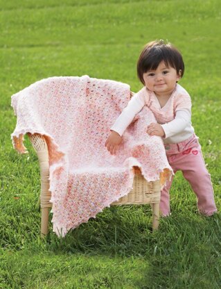 Pretty Clusters Blanket in Bernat Baby Sport