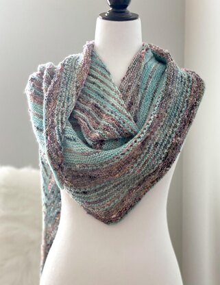 Painted Pebbles Shawl