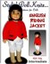 Knitting Pattern, English Riding Jacket, fits American Girl Doll and 18 in. dolls. 025