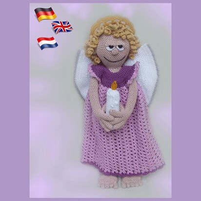 Guardian Angel Hope amigurumi doll