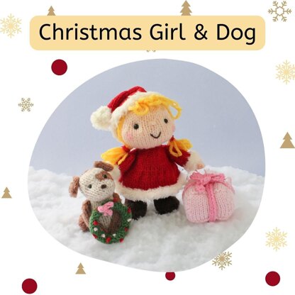 Christmas Girl & Dog