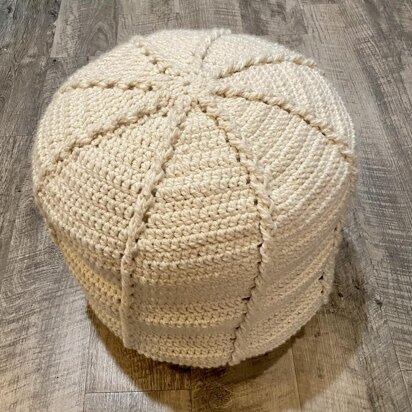 Twisted Cable Pouf