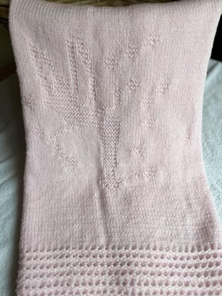 Tinkerbell Shadow Baby Blanket