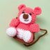 Strawberry Bear Car Hanging