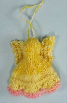 Knit Angel Ornament