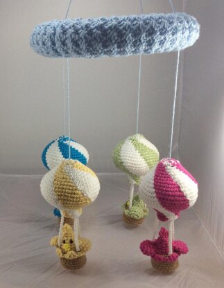 Hot Air Balloon Baby Mobile