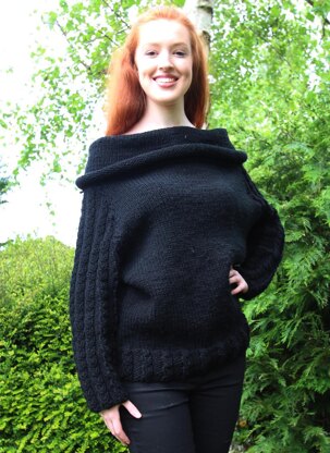 Cable Cowl Sweater