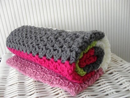 Candy baby blanket