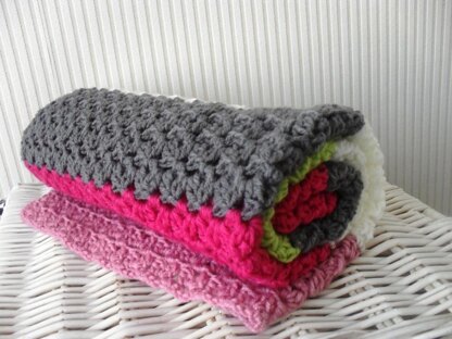 Candy baby blanket