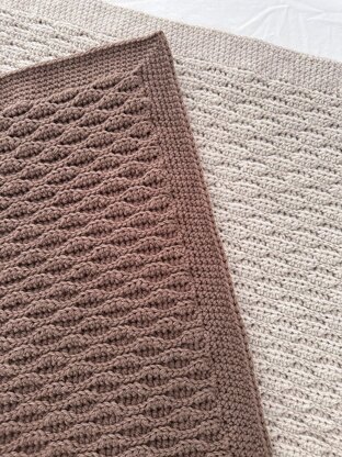 Almond Waves Baby Blanket