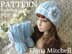 Knitted Baby Set with Crochet Flowers by Elena Mitchell Booties and Hat