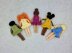 Pocket Dolls Knitting Pattern - Dress Up Dolly