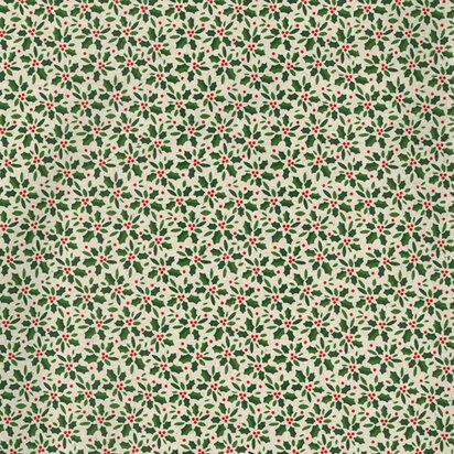 John Louden Louden Christmas Fabrics - Holly Ditsy