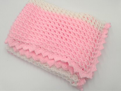 Wavy baby blanket