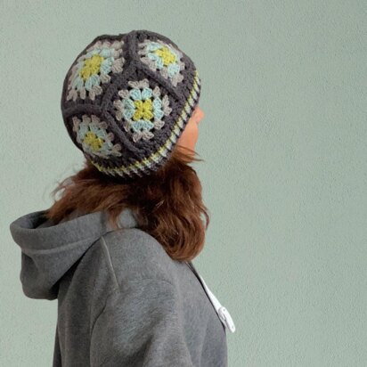 Granny Square Hat