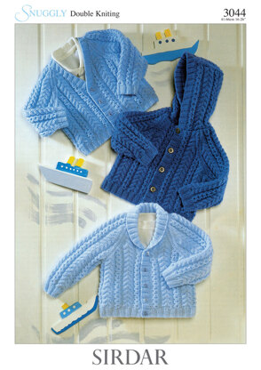 Babies and Children Jackets in Sirdar Snuggly DK - 3044 - Downloadable PDF