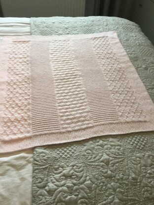 Pink Jasper baby blanket