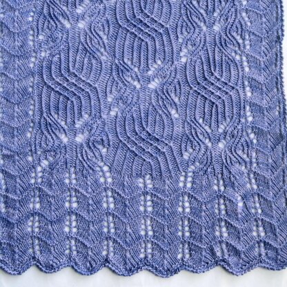 Shiso Cluster Lace Shawl