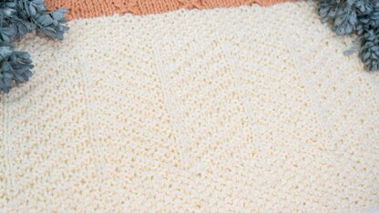 Knit Sampler Textured Blanket