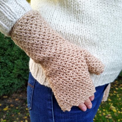 Fingerless gloves Shell