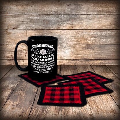 Buffalo Plaid Coasters