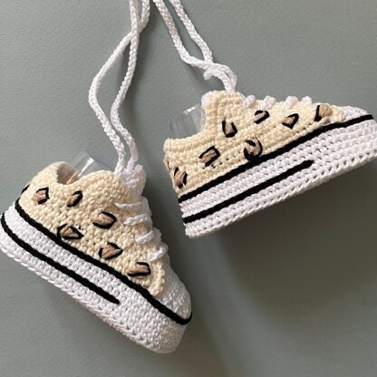 Leopard print baby shoes sneakers