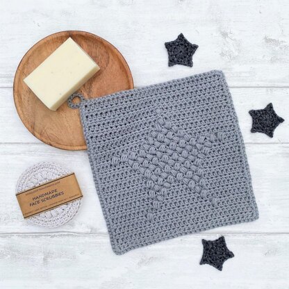 Loopy Star Washcloth