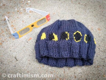 Solar Eclipse Knit Hat