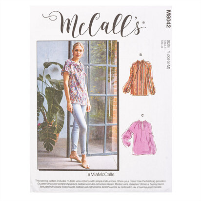McCall's #MiaMcCalls - Misses' Tops M8042 - Sewing Pattern