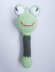 Frog Baby Bib and Rattle