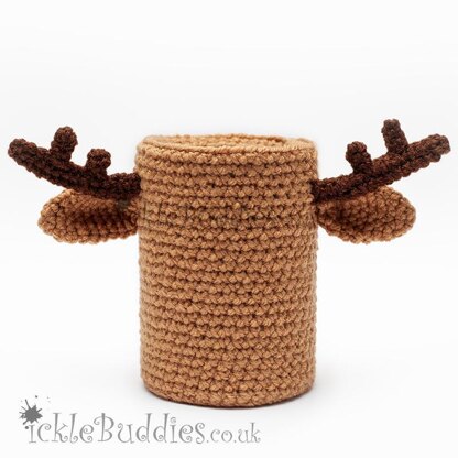 Can Cozie - Reindeer - CROCHET Pattern