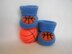 Basketball Baby Booties