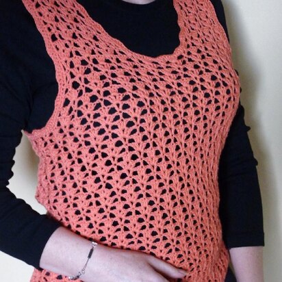 Mango Flip Lace Crochet Top