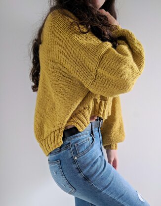 High low 2025 knit sweater