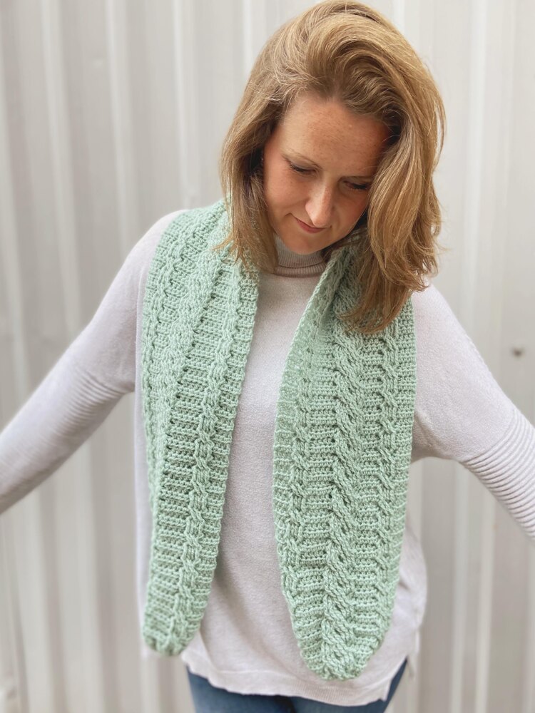 Crochet Cable Stitch Shawl Pattern - Make It Crochet