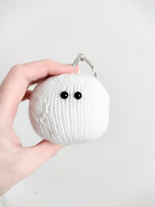 Amigurumi Moon Decorative Keyring