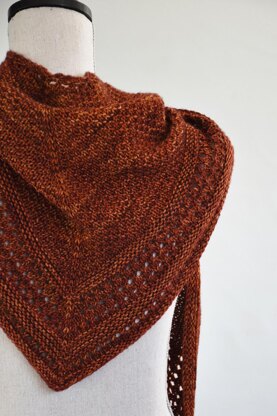 Purl Dust Shawl