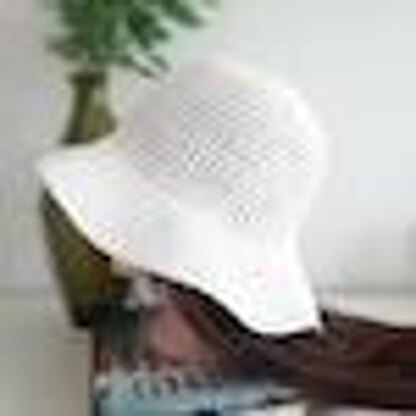 Raffia summer hat Sc Stitch only