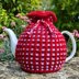 Basket Ribbed 4 Cup Teapot Cosy Knitting Pattern