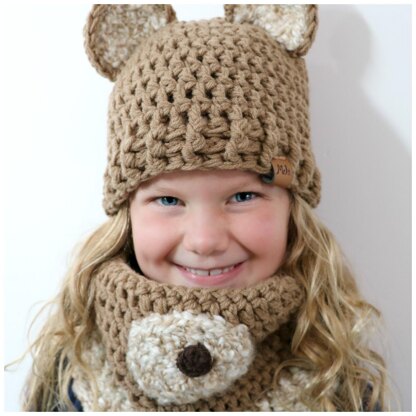 Honey Bear Hat Set