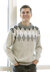 Runner Sweater in Viking Of Norway Alpaca Storm - UK-2306-1 - Downloadable PDF