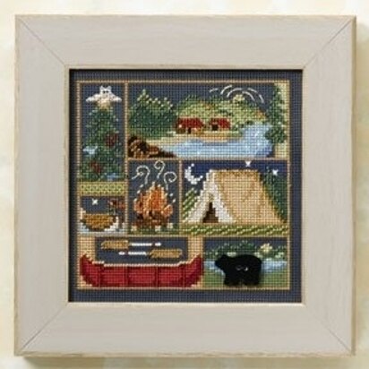 Mill Hill Camping Out Cross Stitch Kit - 5in x 5in