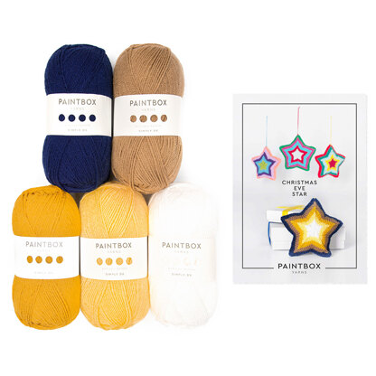 Paintbox Yarns Simply DK Christmas Eve Star 5 Ball Project Pack (Yarns Only)