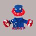 Baby Ruffled Patriotic Outfit 3 Month Crochet Pattern
