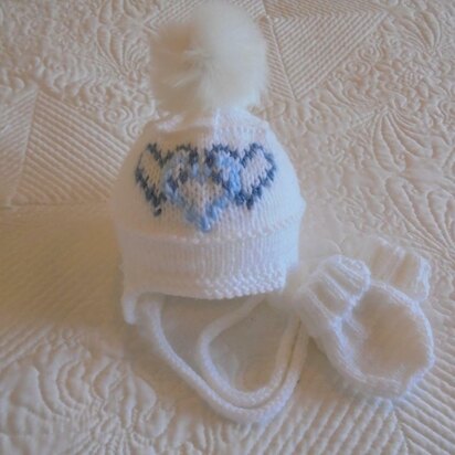 Baby Hat And Mittens Unisex