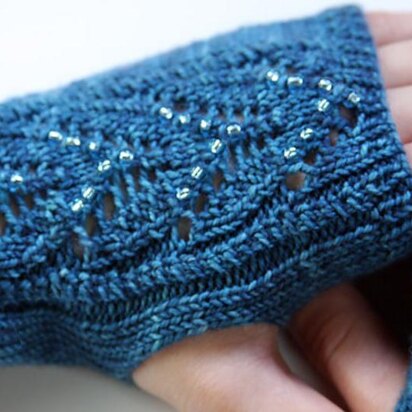 Warm Ice Fingerless Mitts