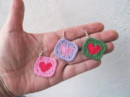 Heart earrings