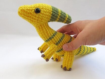 Amigurumi Parasaurolophus Dinosaur