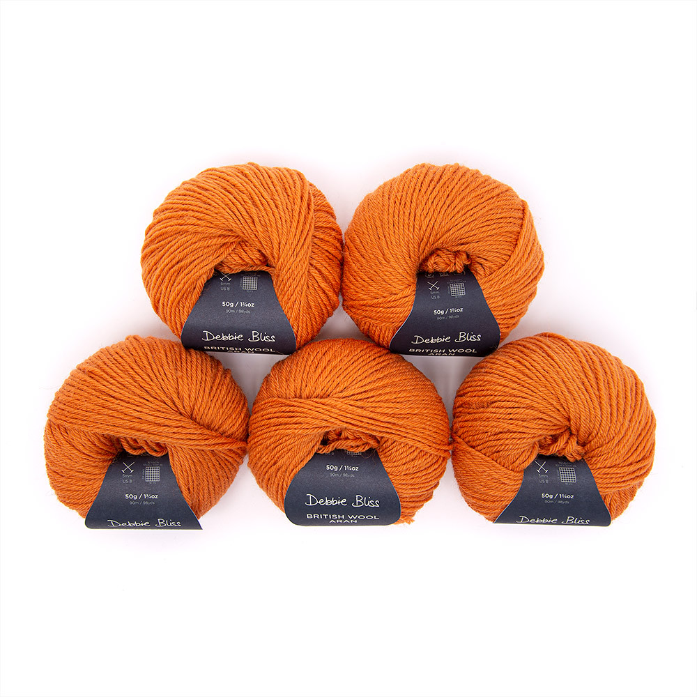 Debbie Bliss British Wool Aran 5 Ball Value Pack - view 2